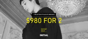 $980 FOR 2 - SELECTED STYLES OF DRESSES
