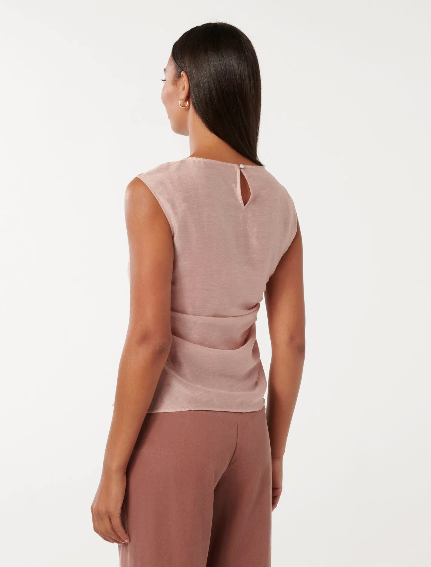 Abby Sheer Ruched Top