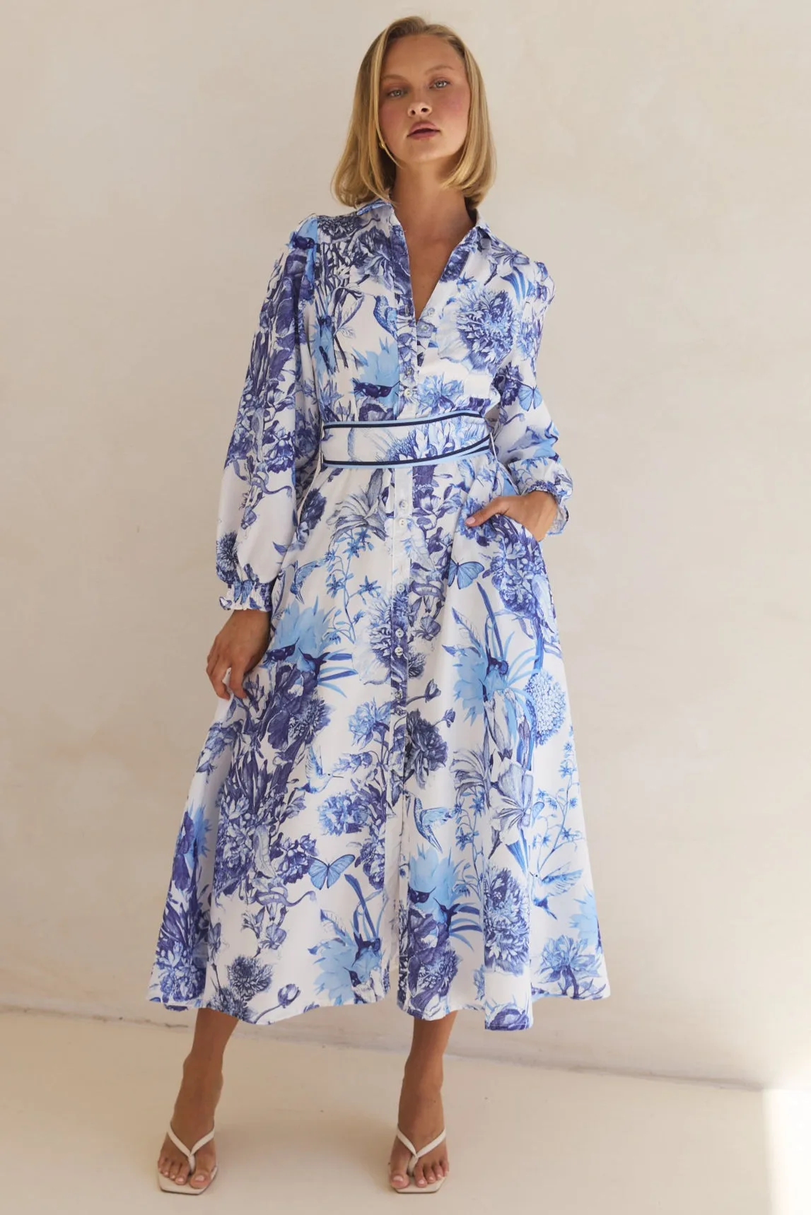 Azure Maxi Dress (Blue)