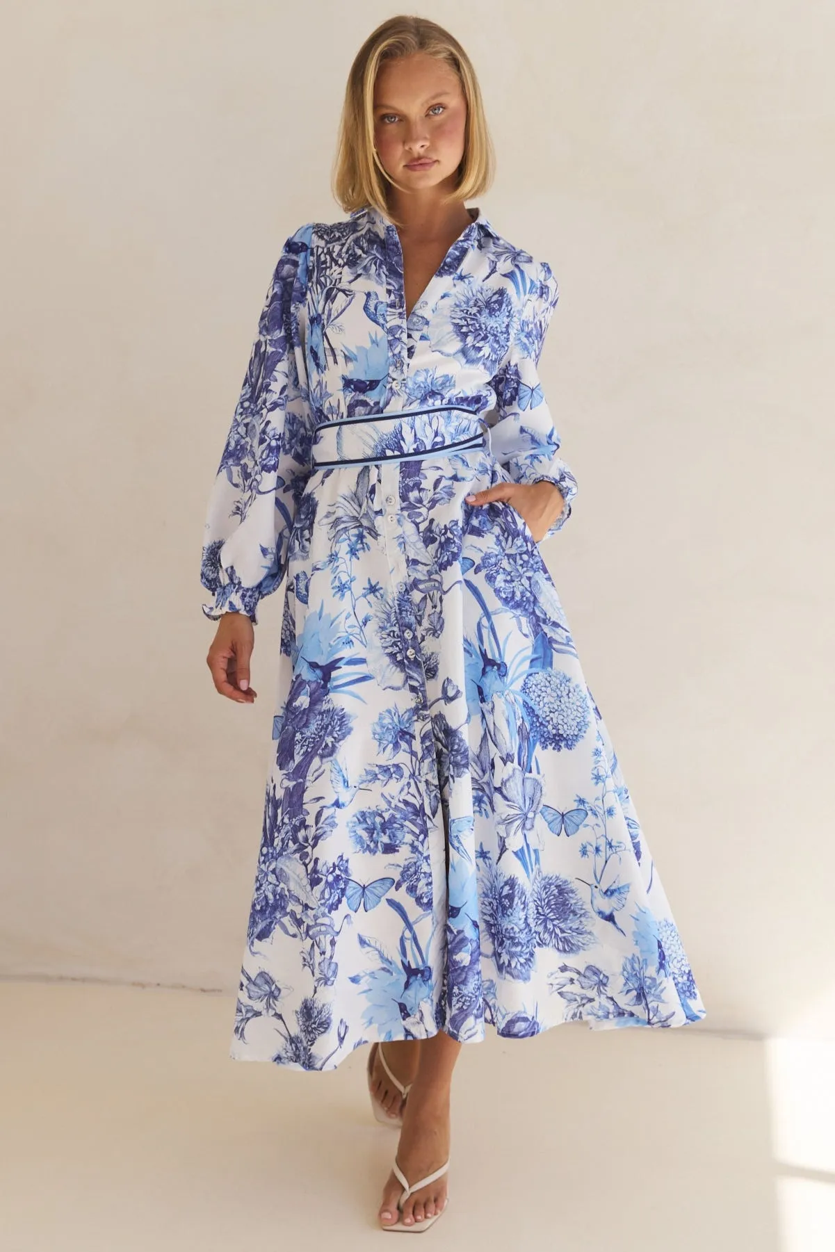 Azure Maxi Dress (Blue)