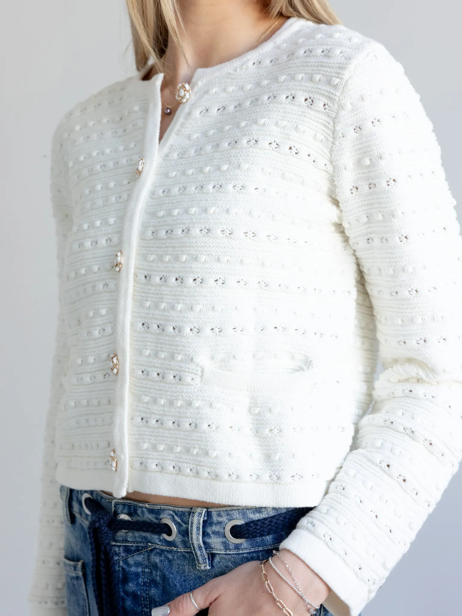 Baldwin Knit Blazer Ivory