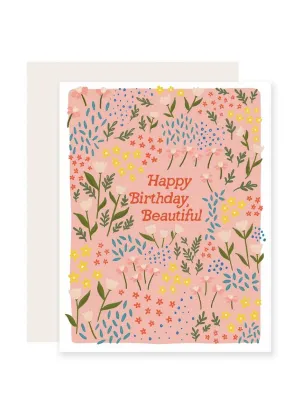 Beautiful Meadow Birthday Card