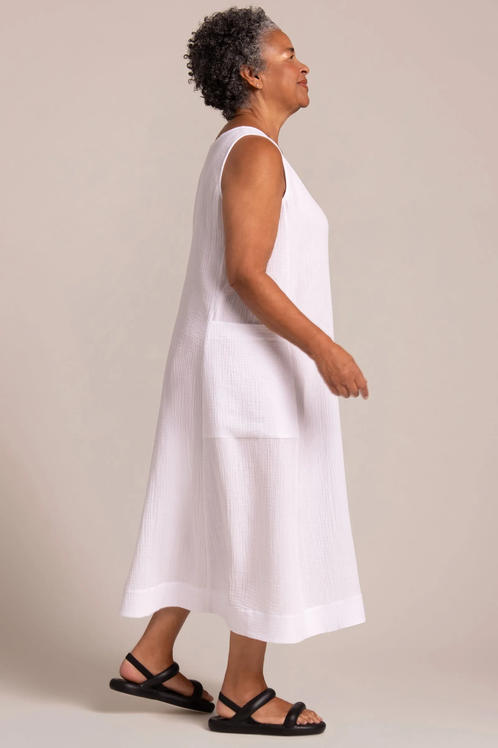 Breeze EZ Flare Dress | White