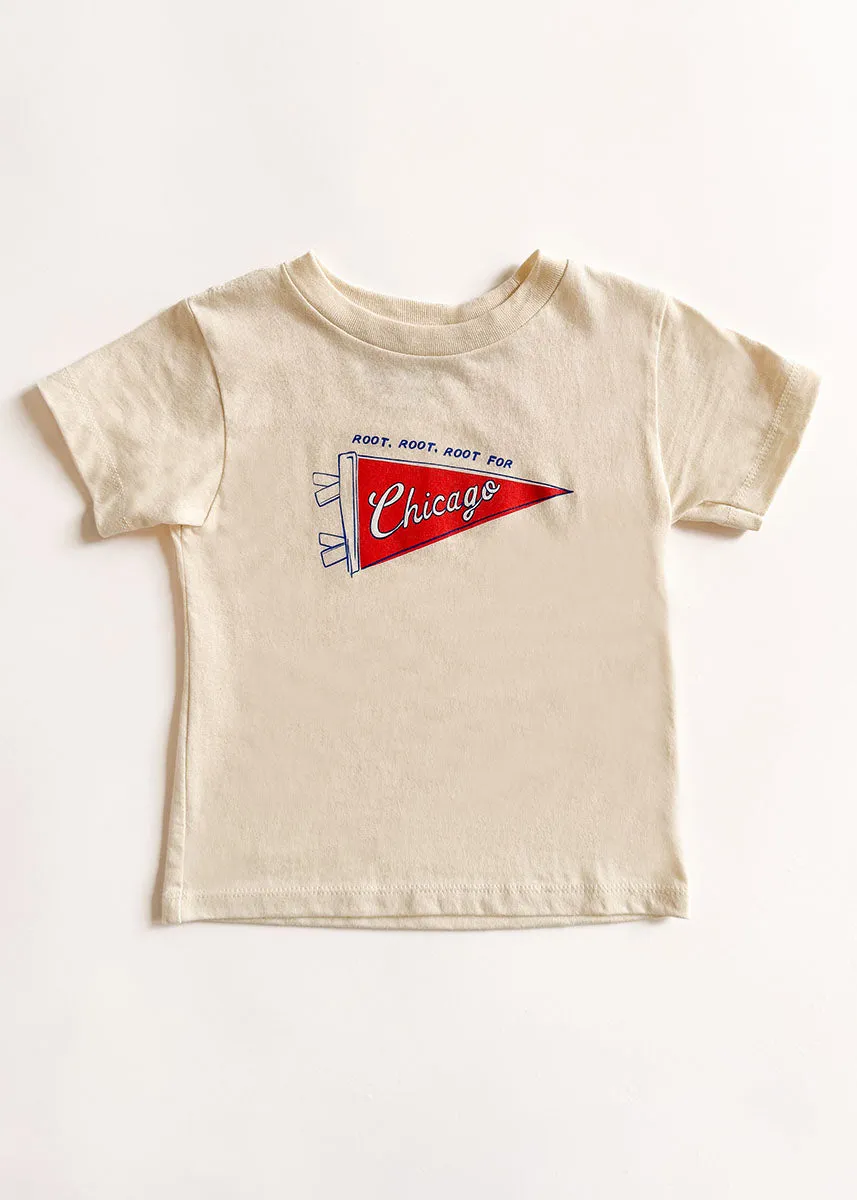 Chicago Pennant Toddler Tee