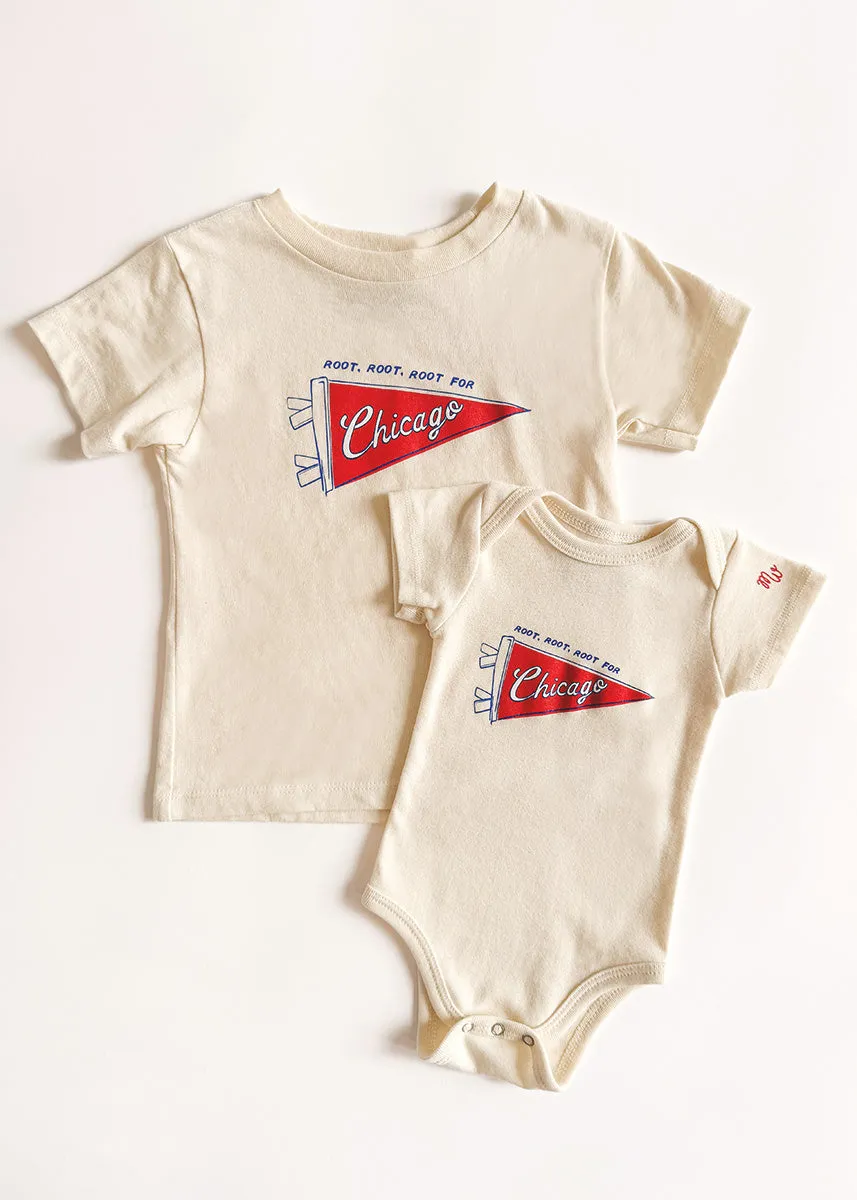 Chicago Pennant Toddler Tee