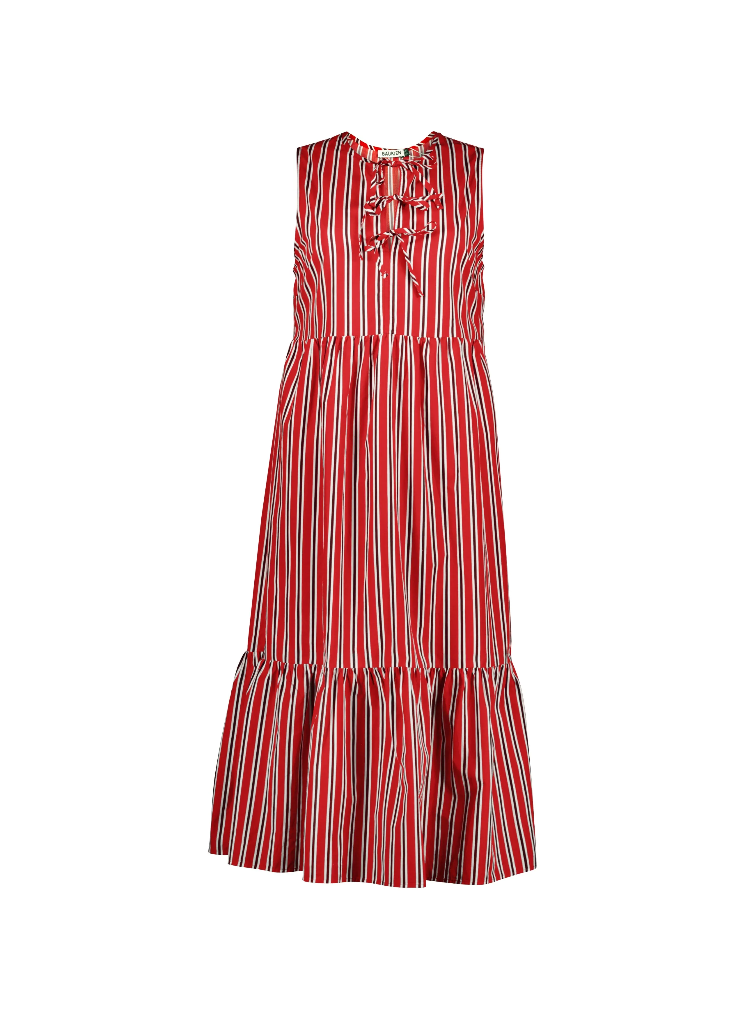 Devi Organic Cotton Tie Midi Dress