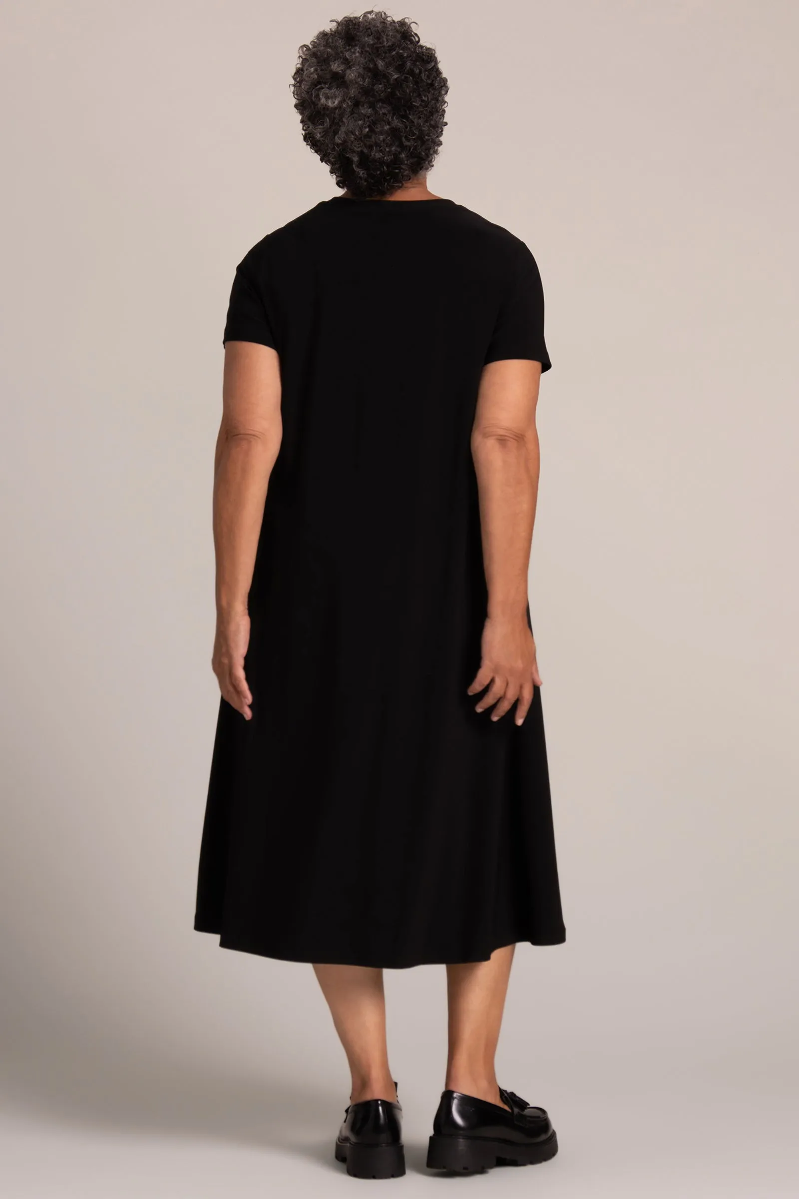 Fit & Flare Dress | Black