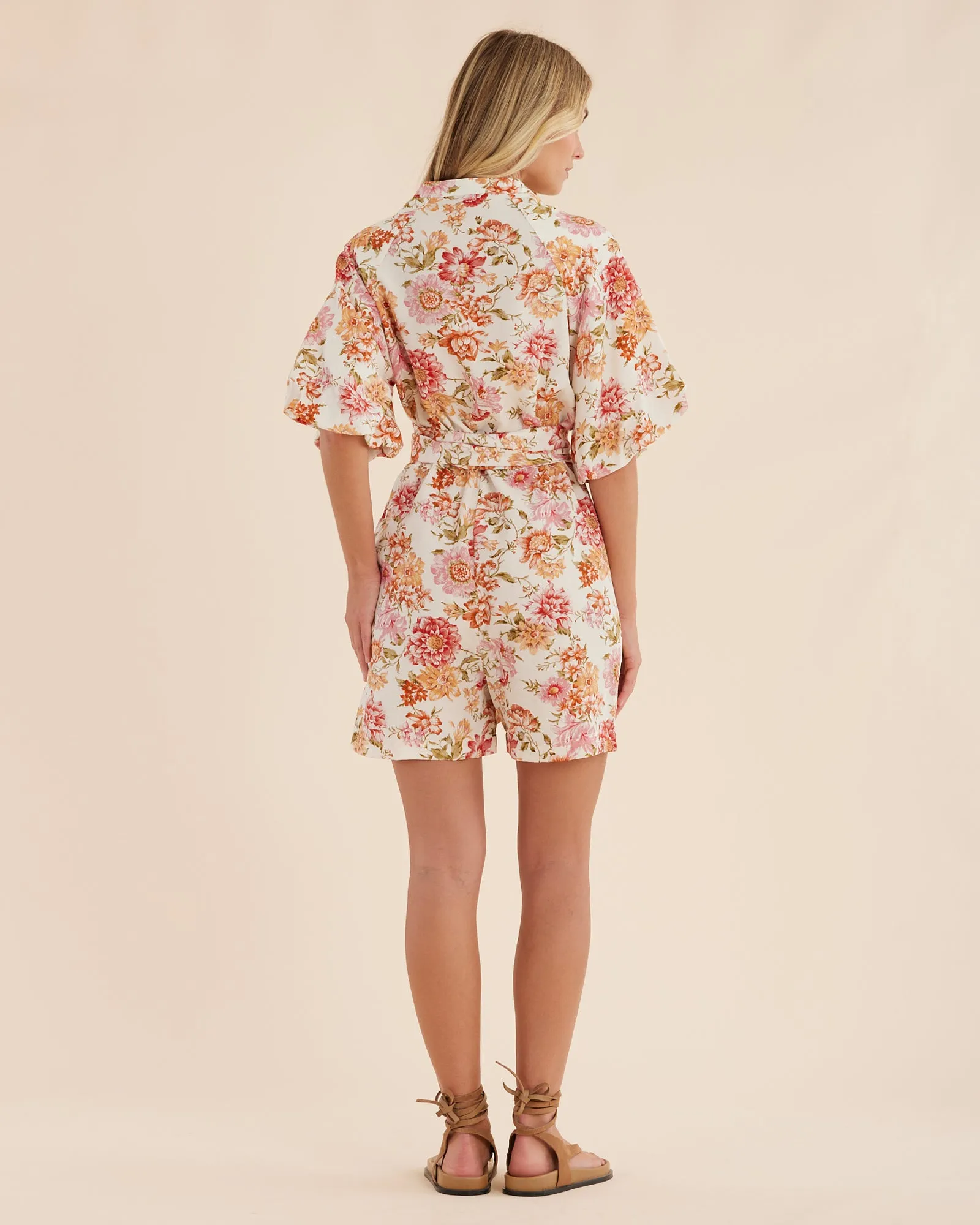 Florine Puff Sleeve Playsuit
