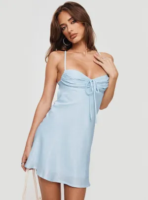 Glendon Mini Dress Blue Petite