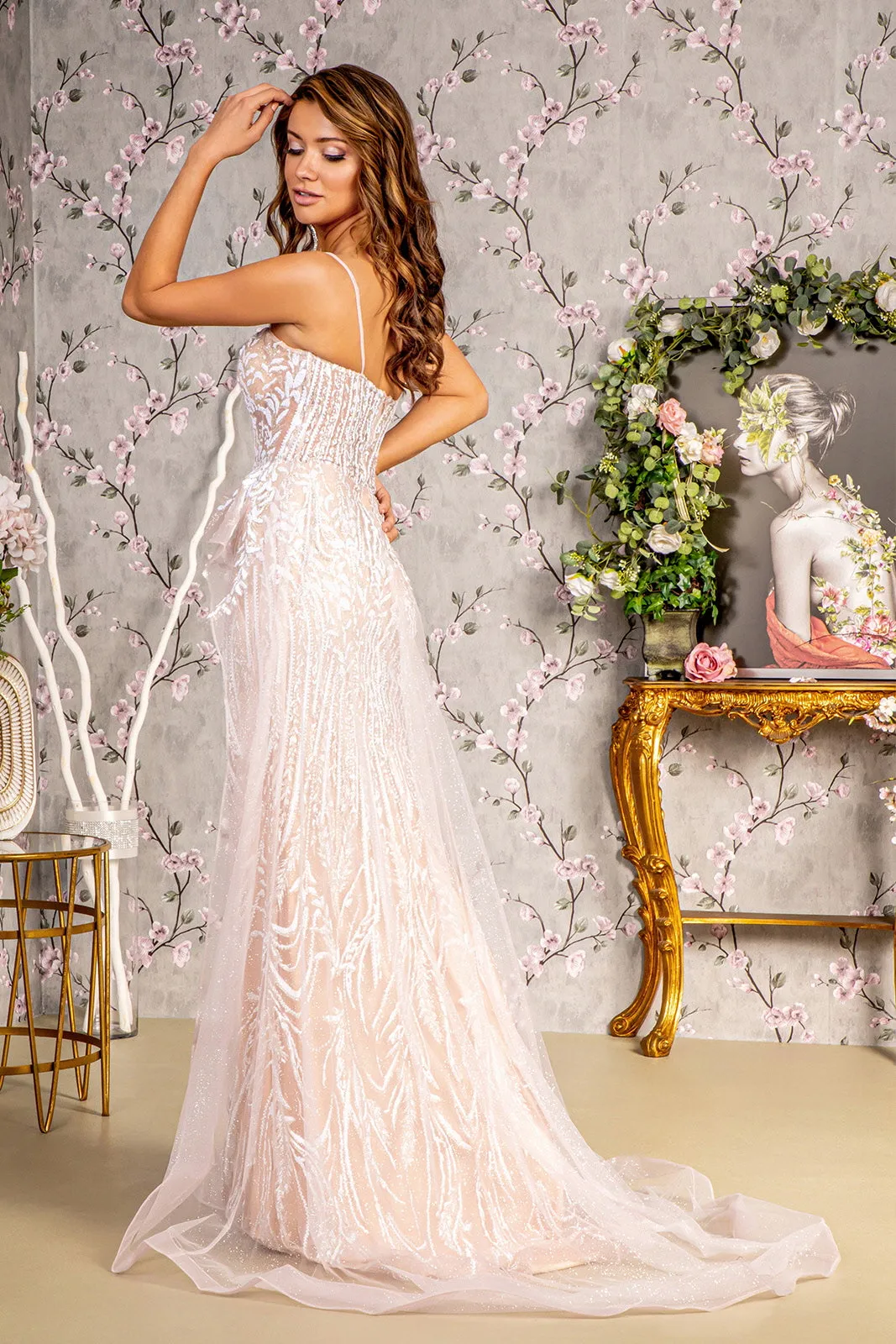 Glitter Mermaid Evening Long Prom Dress