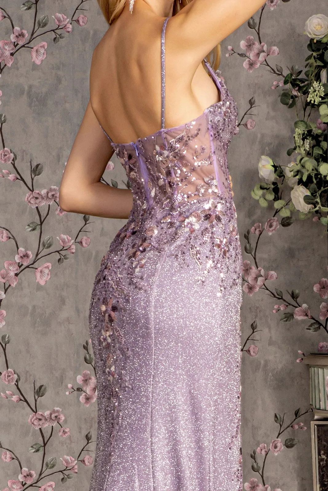 Glitter Mermaid Long Formal Prom Dress