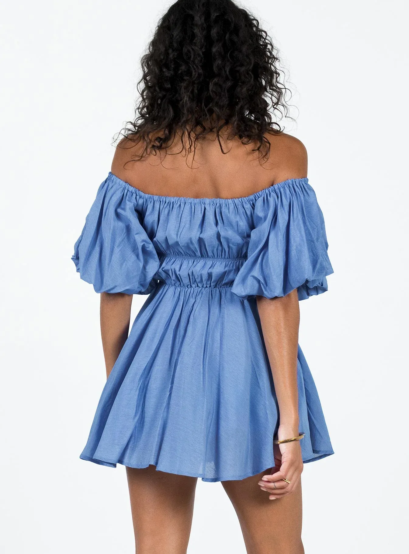 Halton Mini Dress Blue