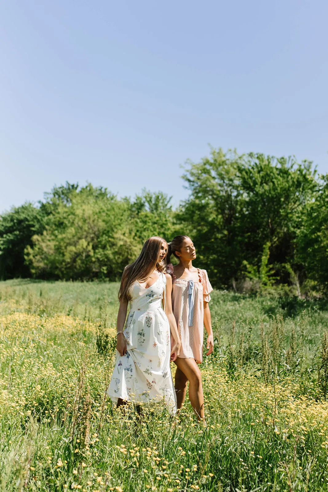 Heirloom Mini Dress in Peach Nectar