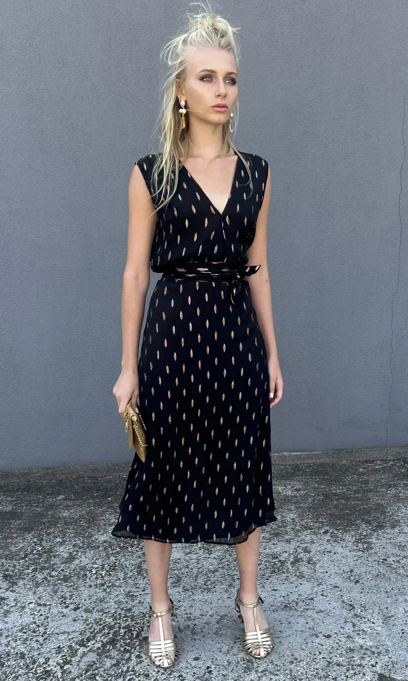 HOSS Motiv Bronze Fleck Dress