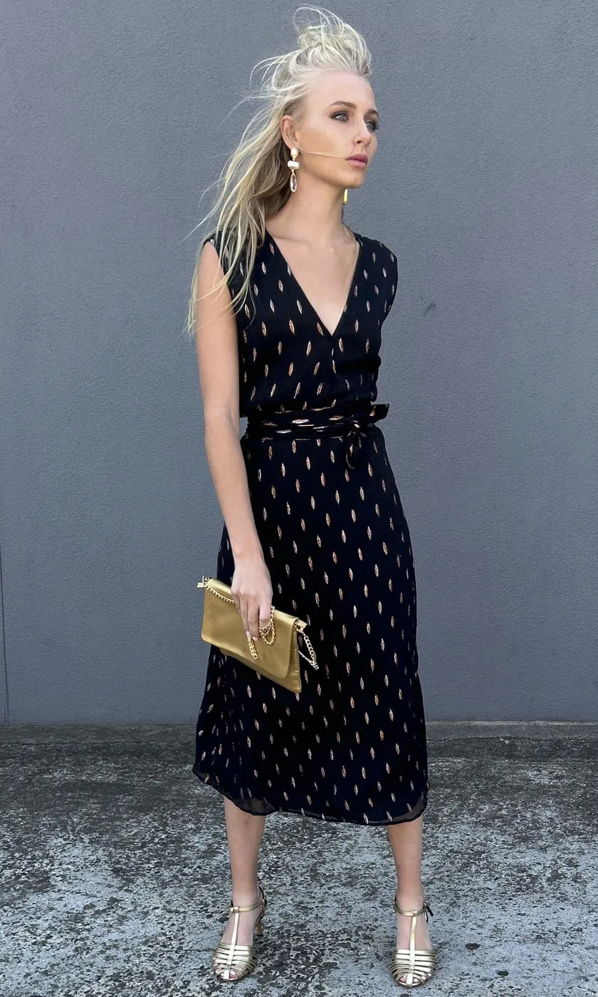 HOSS Motiv Bronze Fleck Dress