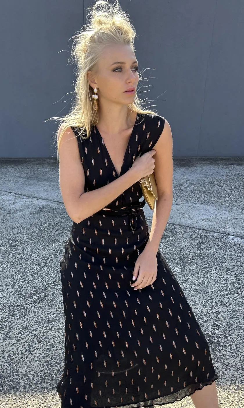 HOSS Motiv Bronze Fleck Dress