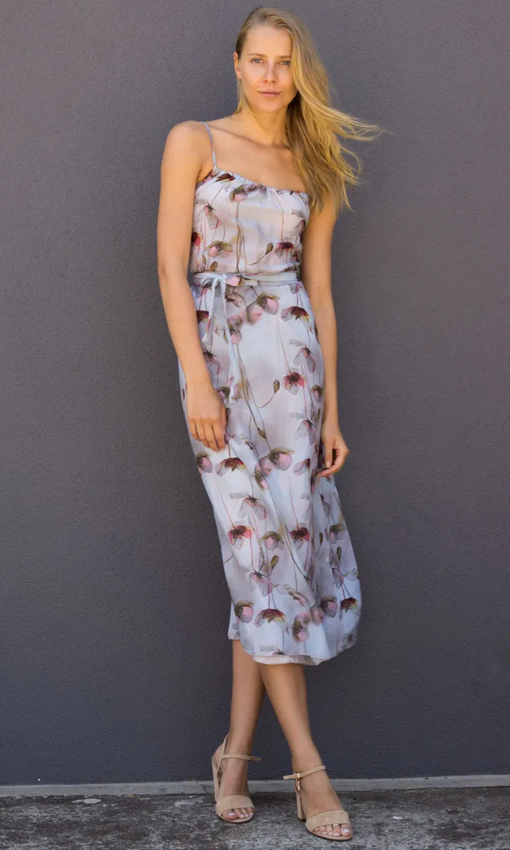 HOSS Silk Jaeger Dress - Aster