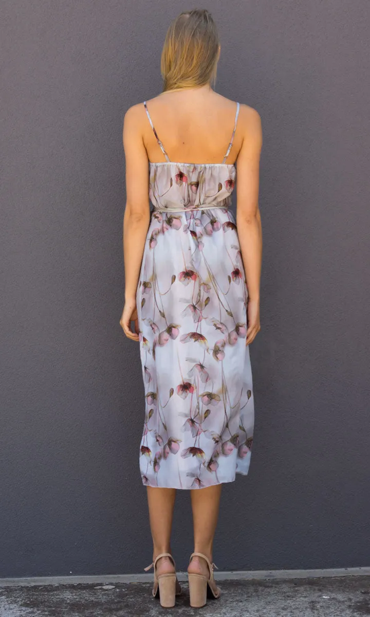 HOSS Silk Jaeger Dress - Aster