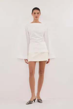 IVY WHITE LONG SLEEVE TOP