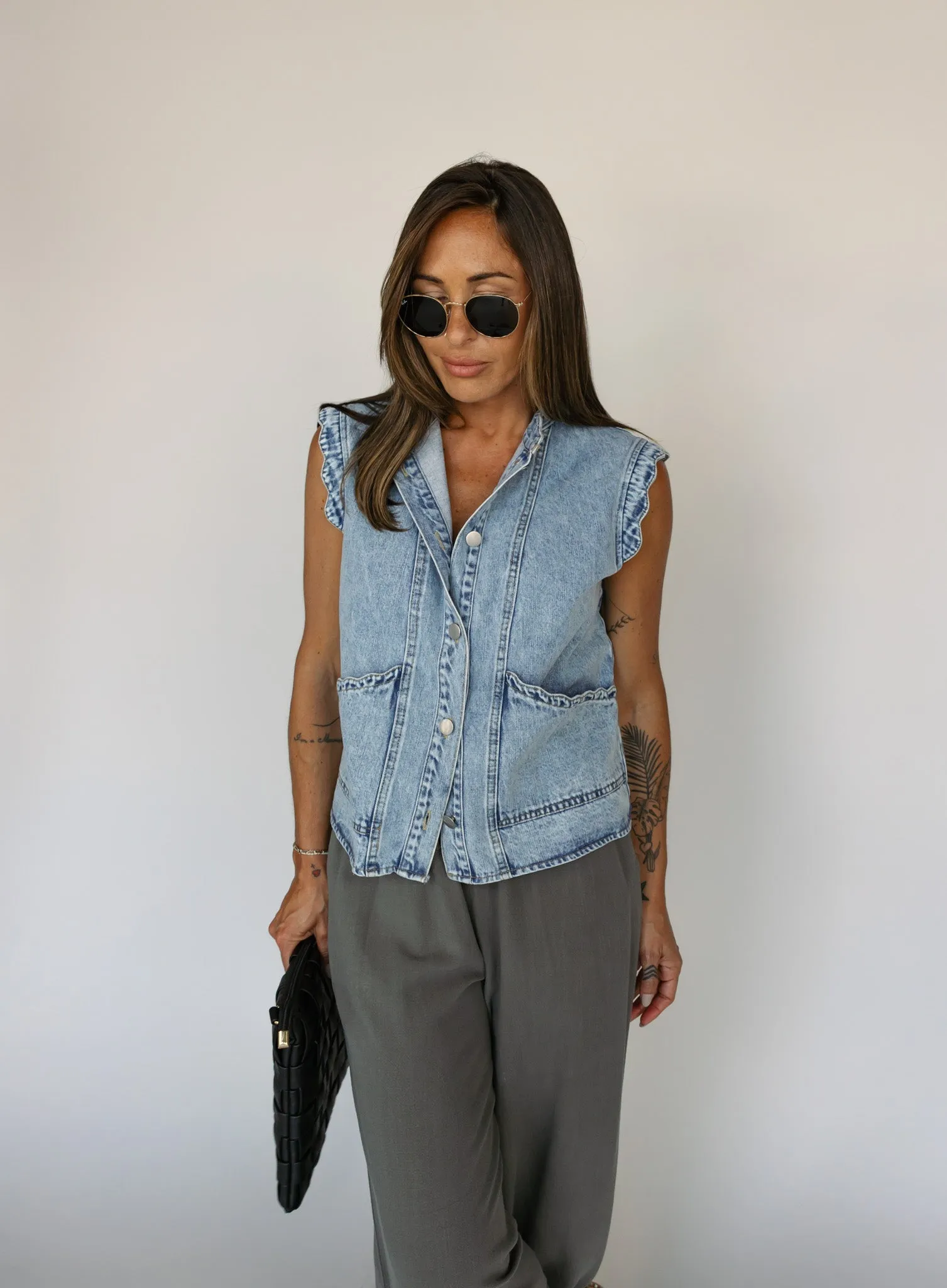 Jaclyn Denim Vest