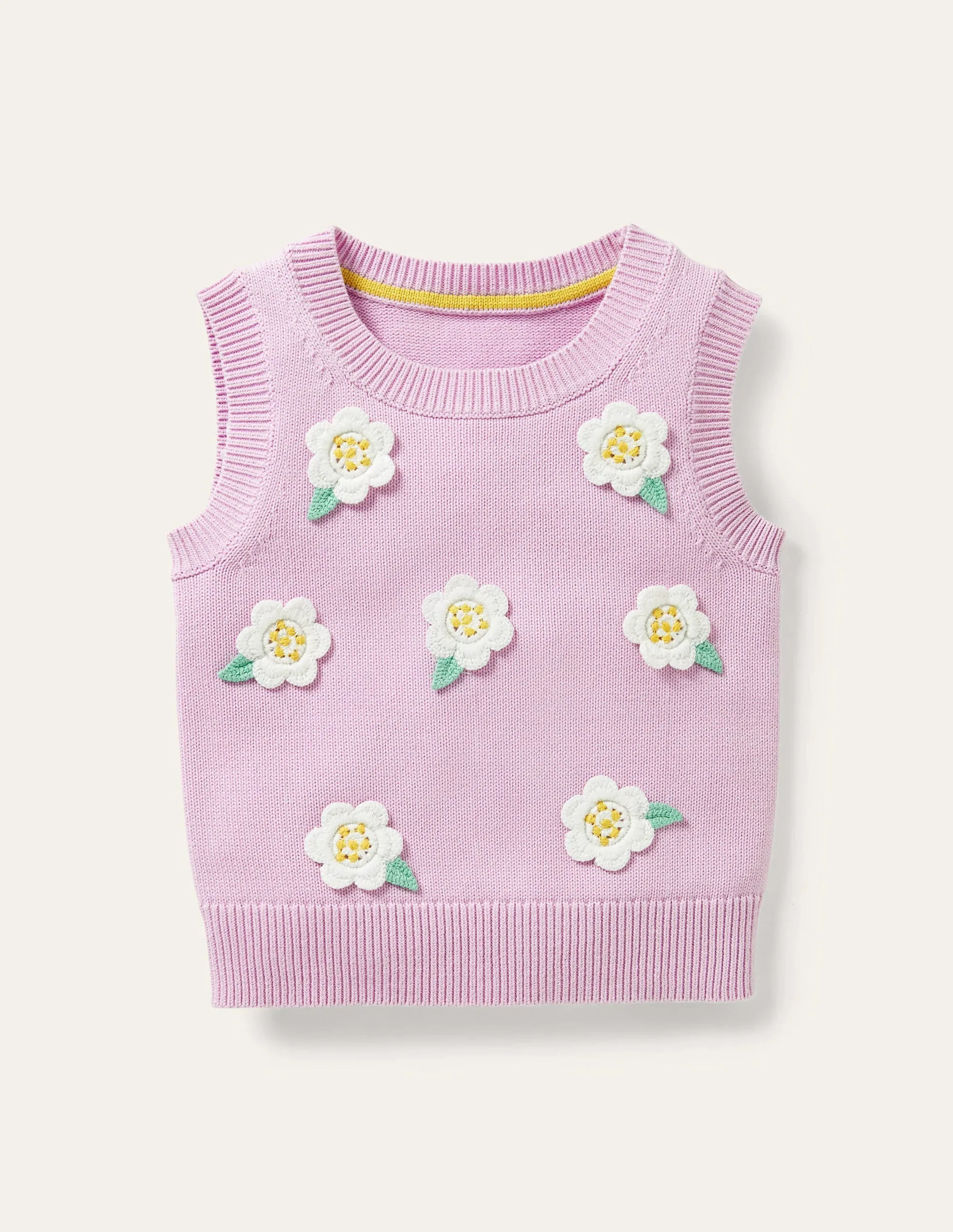 Knitted Tank Top-Orchid Petal