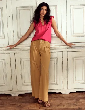 Lola Sleeveless Top-Rethink Pink