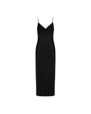 LOLA SLIP DRESS BLACK