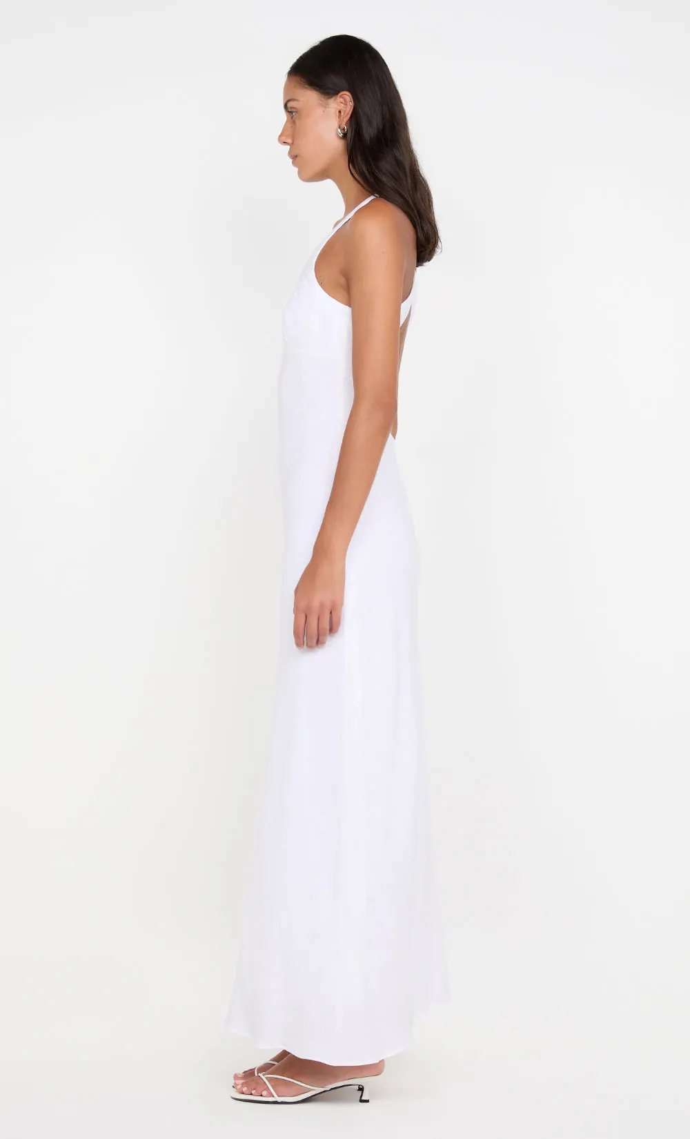 LUCA CROSSOVER DRESS - WHITE