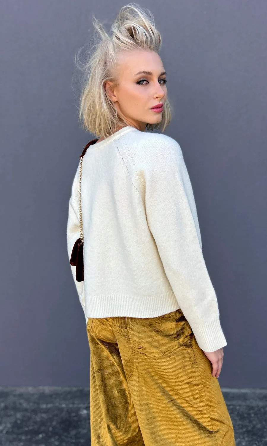 Momoni Flavien Sweater - Milk