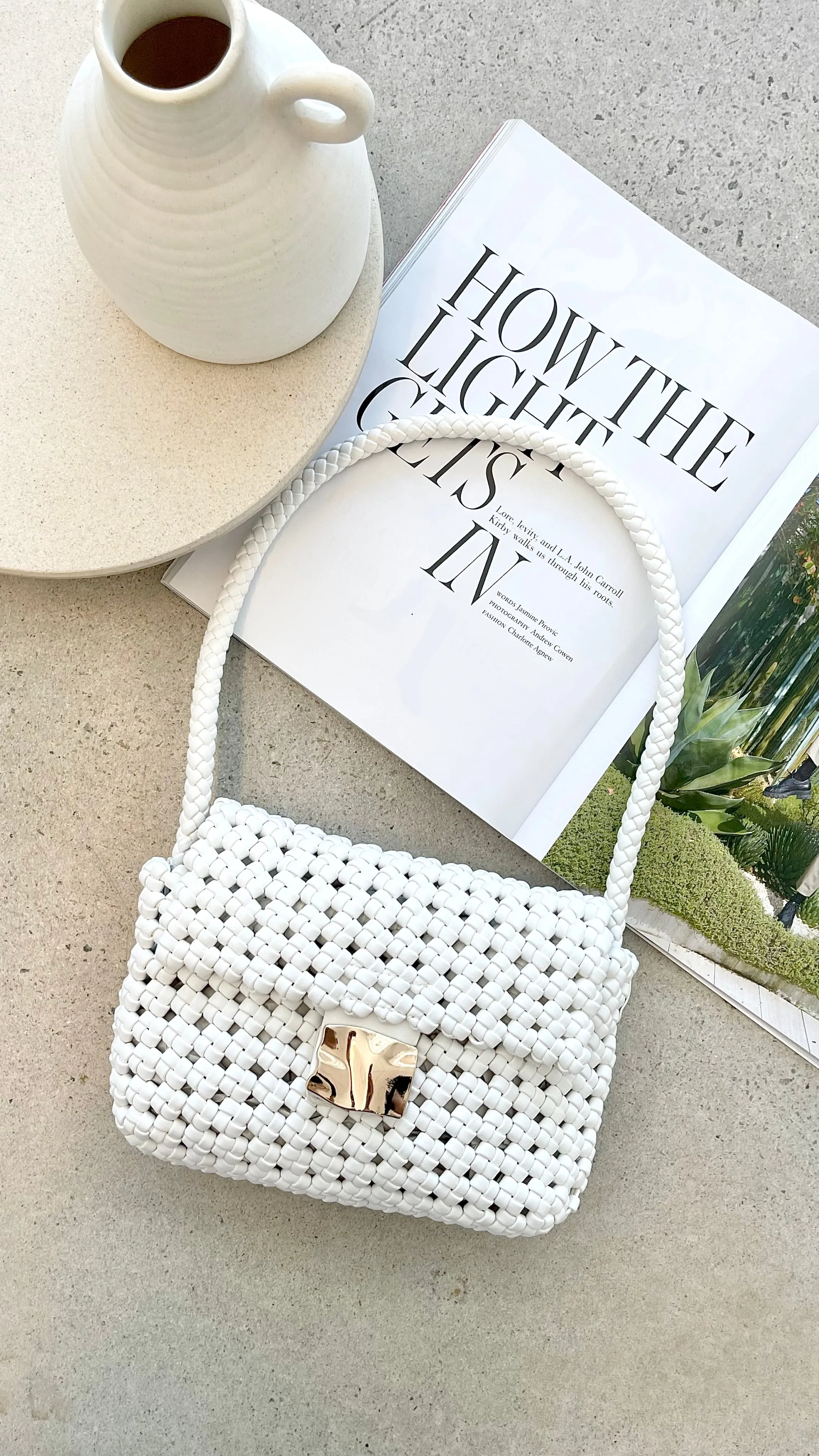 Mulan Shoulder Bag - White