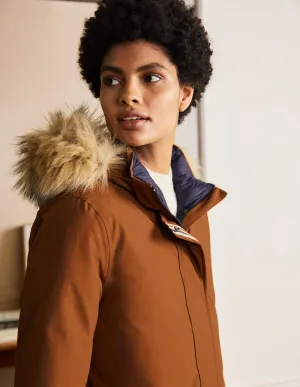 Orkney Padded Parka Coat-Ginger