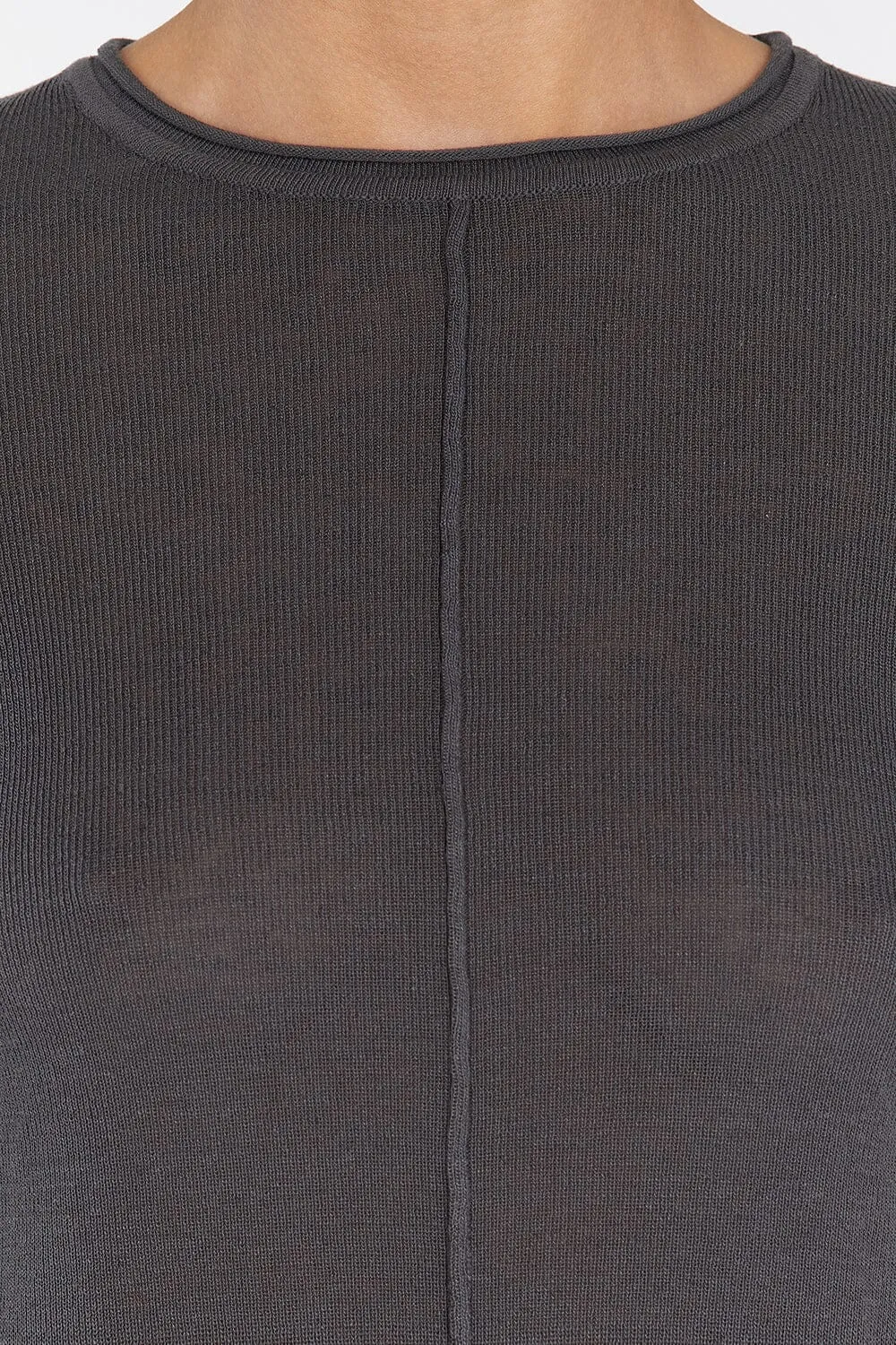 PARKER CHARCOAL LONG SLEEVE TOP
