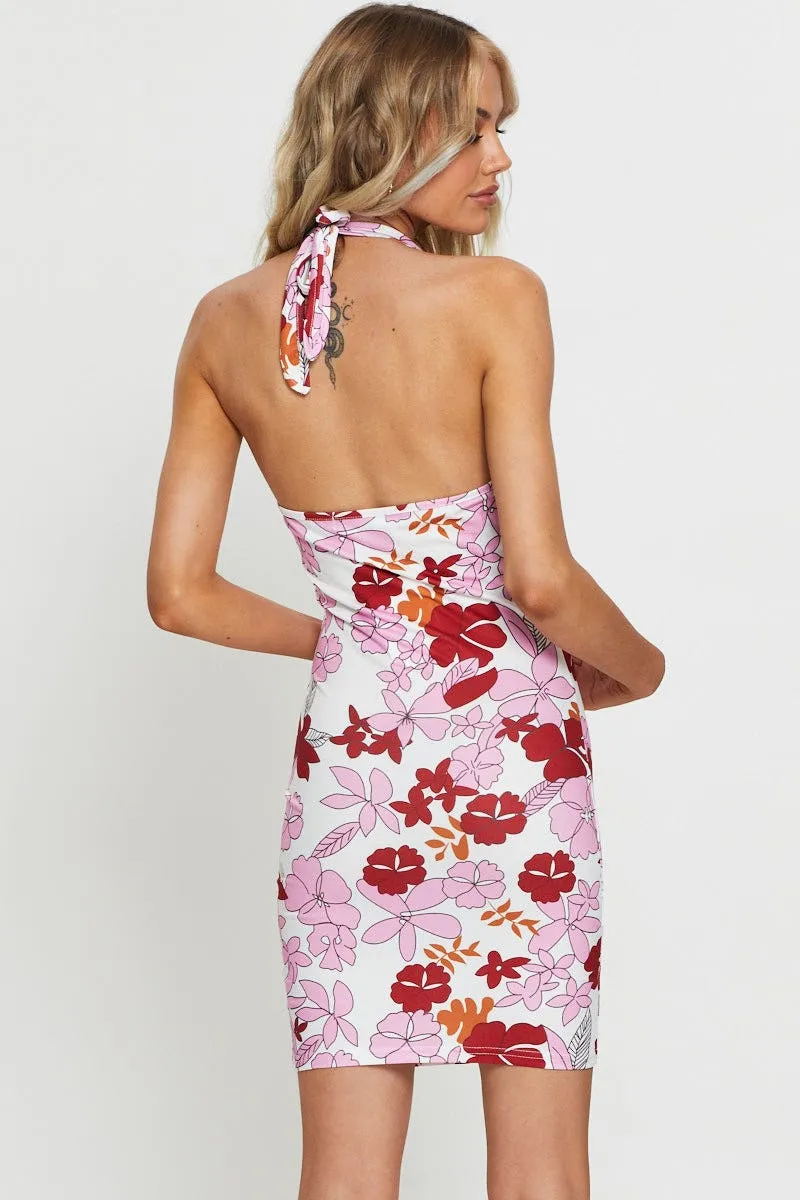 Print Bodycon Dress Mini