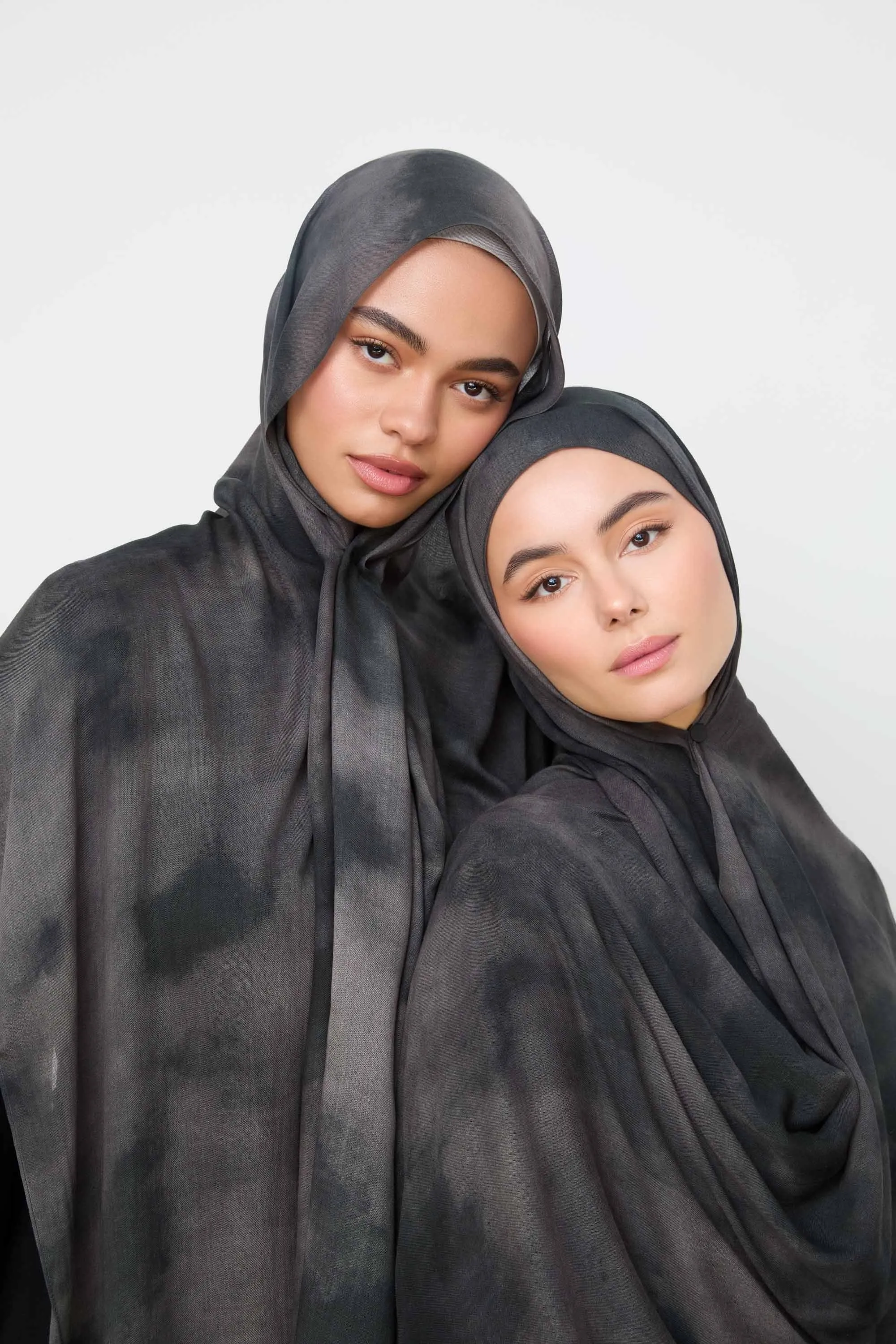 Printed Modal Hijab - Smoky Quartz