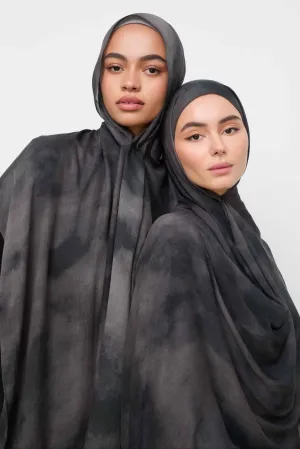 Printed Modal Hijab - Smoky Quartz
