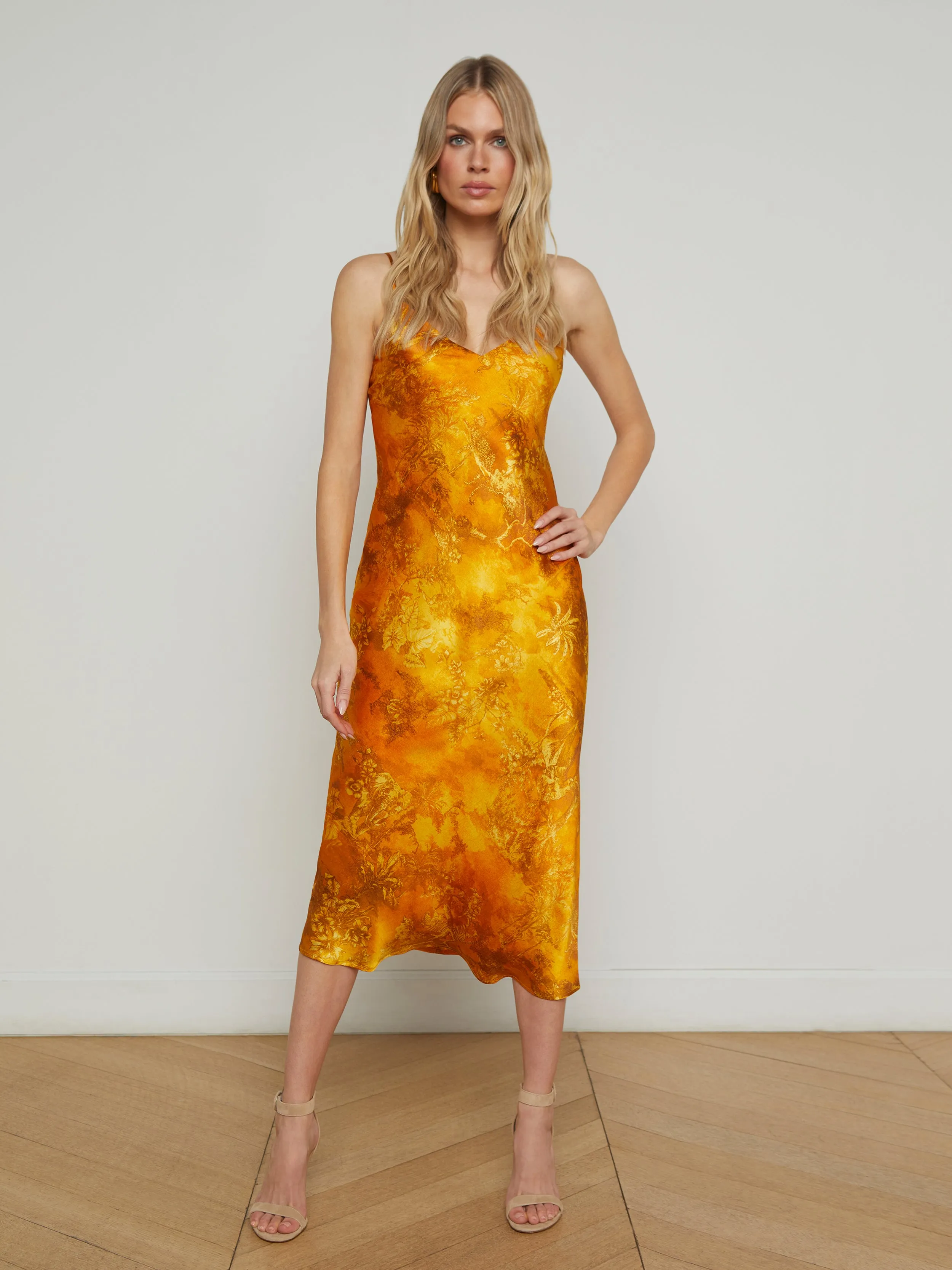 Seridie Silk Slip Dress