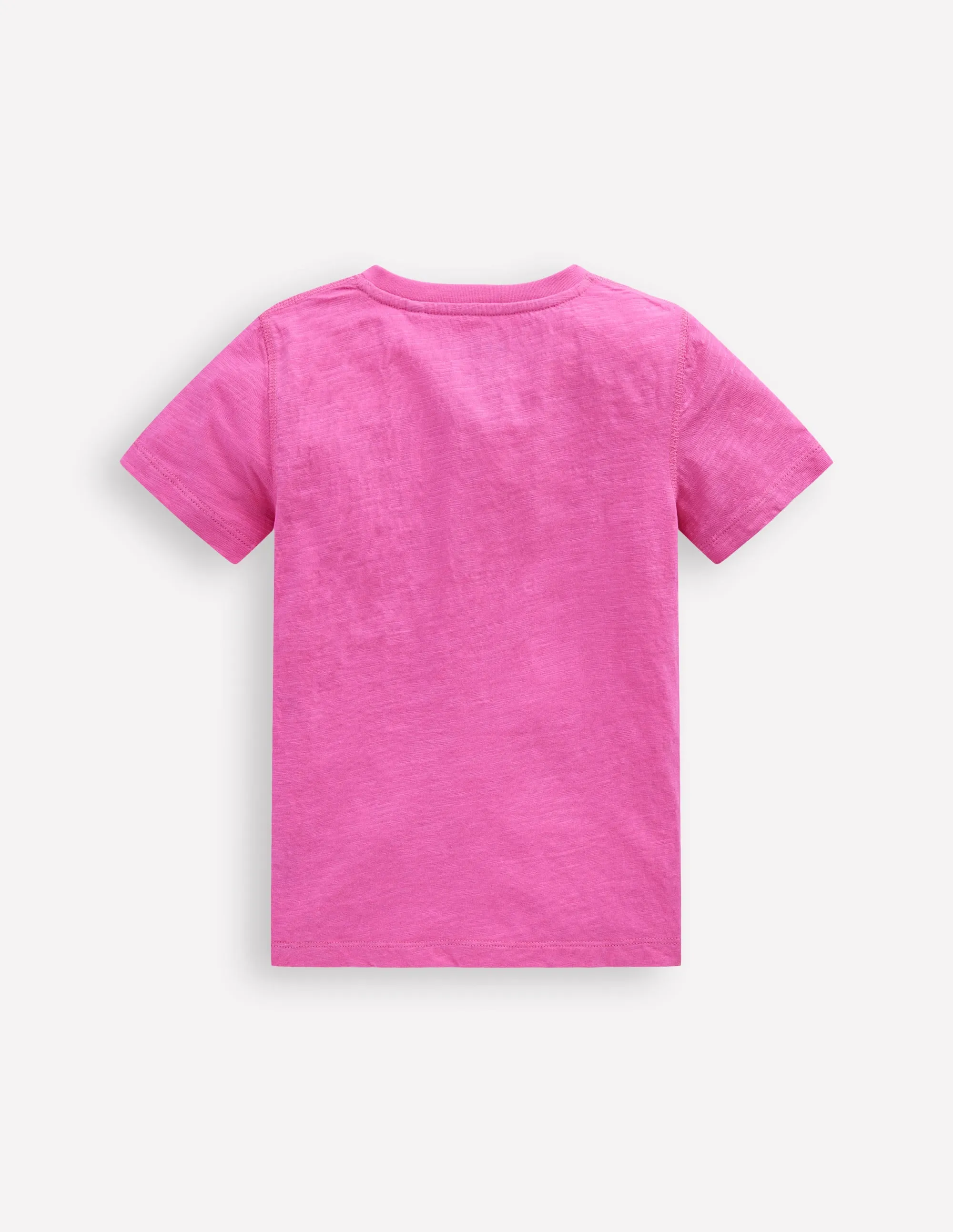 Short Sleeve Henley T-Shirt-Strawberry