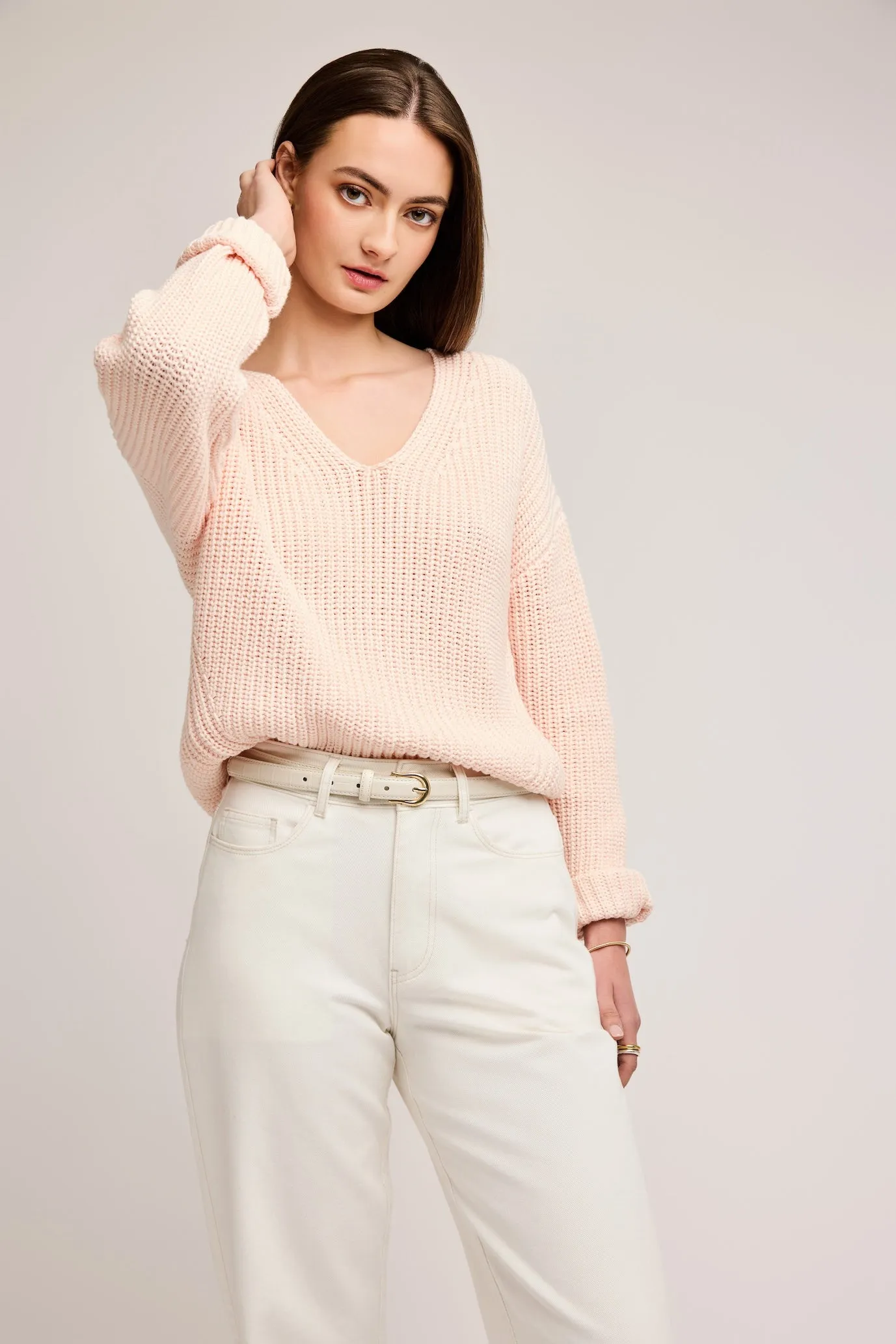 Spencer V-Neck Knit Pullover