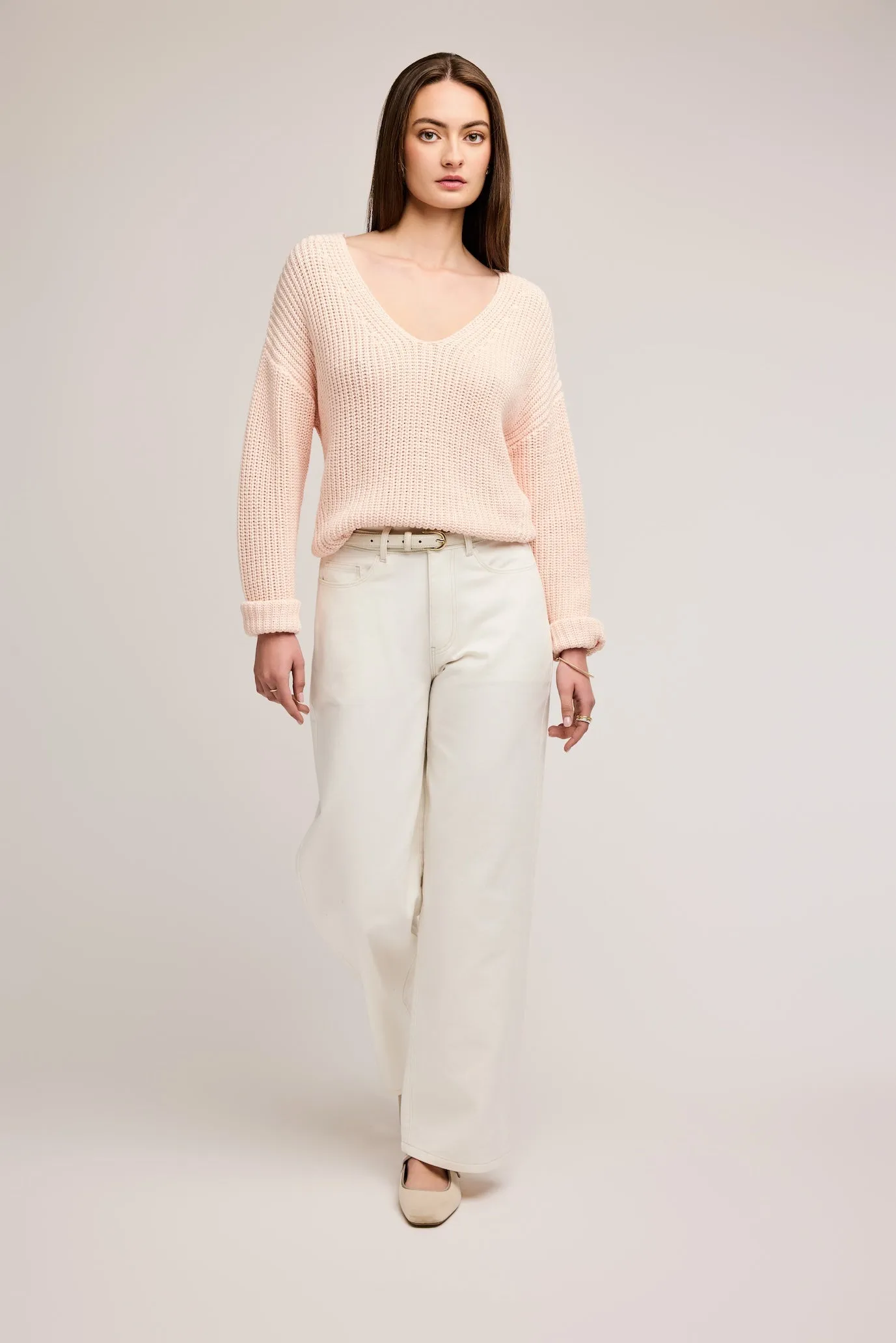 Spencer V-Neck Knit Pullover