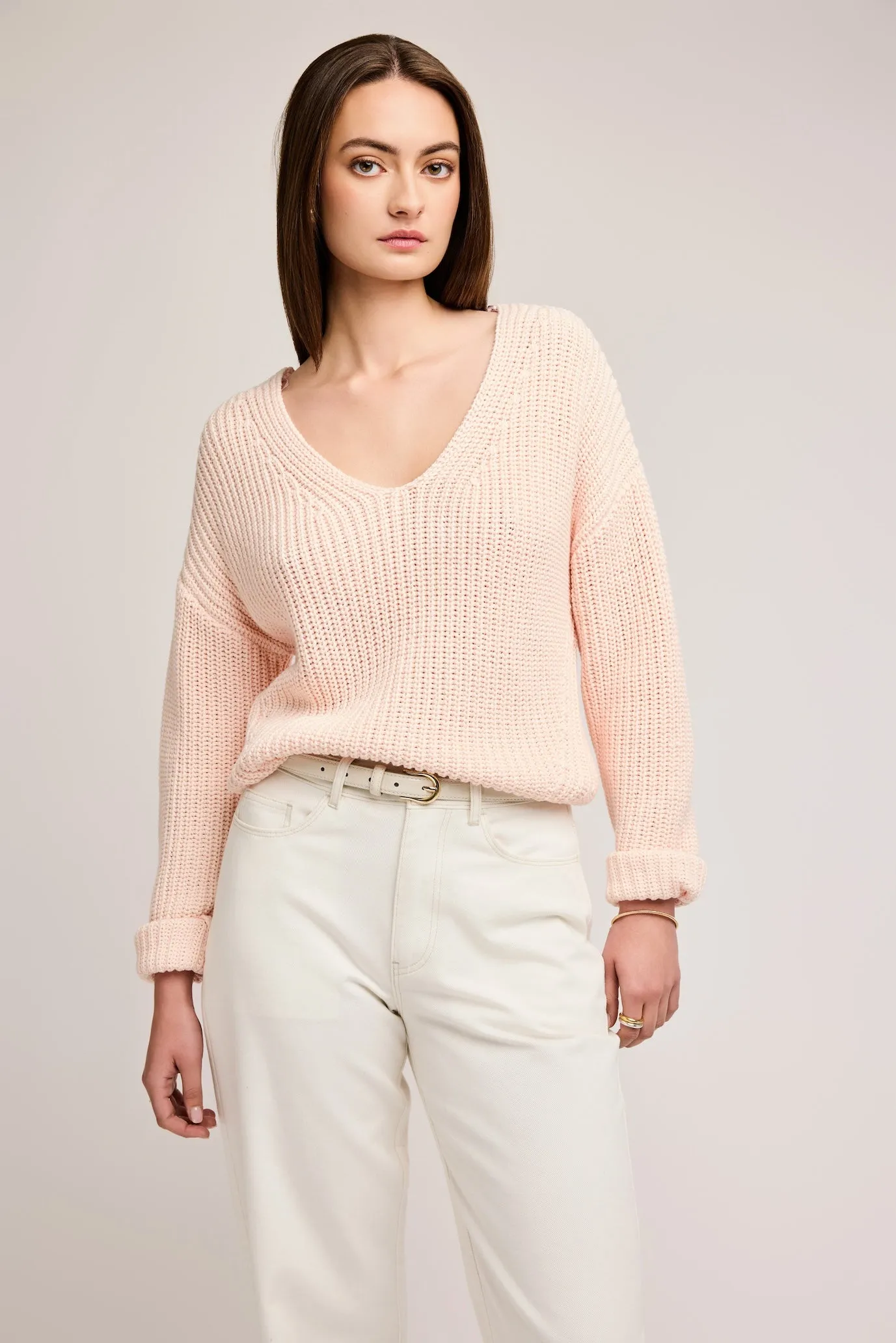 Spencer V-Neck Knit Pullover