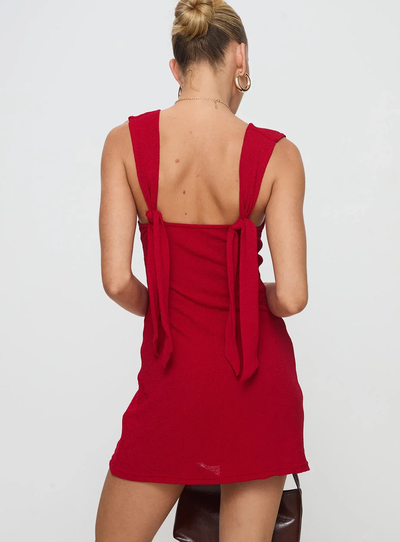 Steward Mini Dress Red