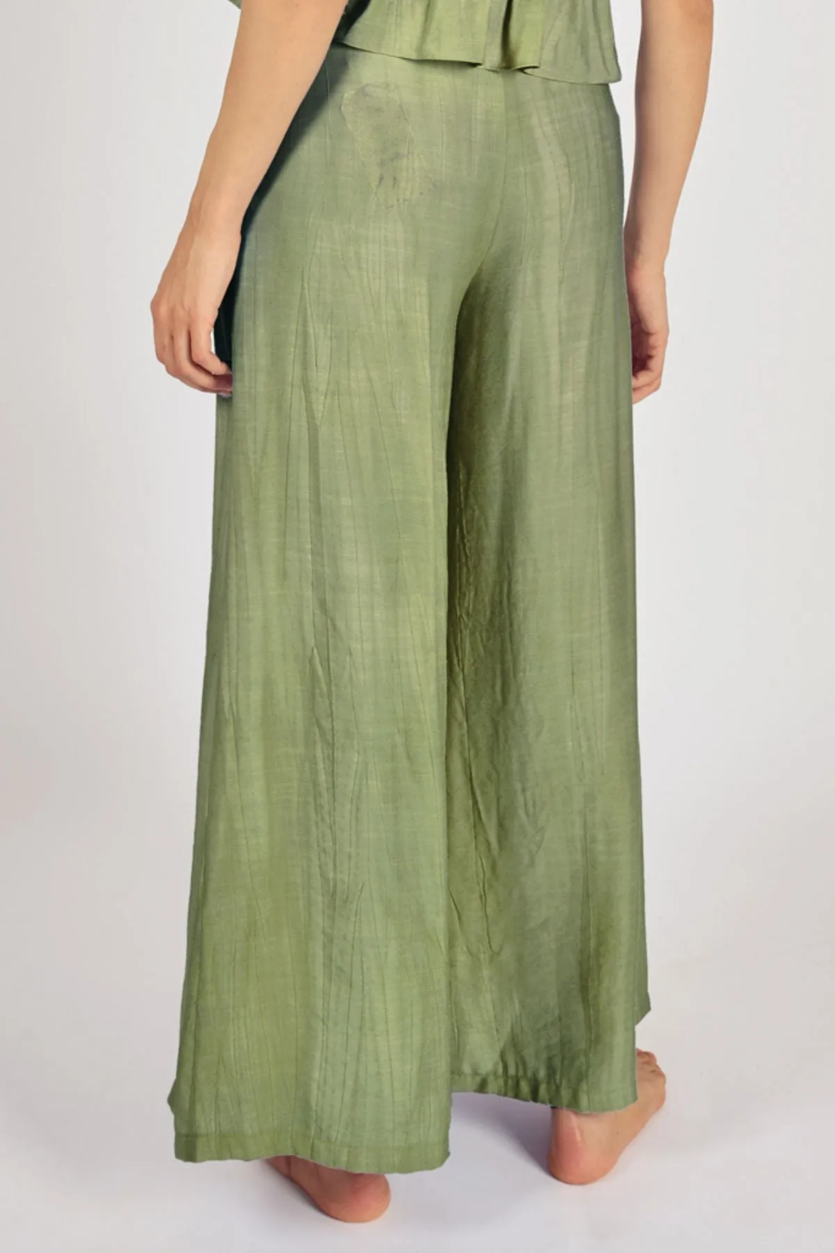 Sunkissed Wide Boy Trousers in Green