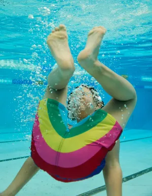 Swim Shorts-Rainbow