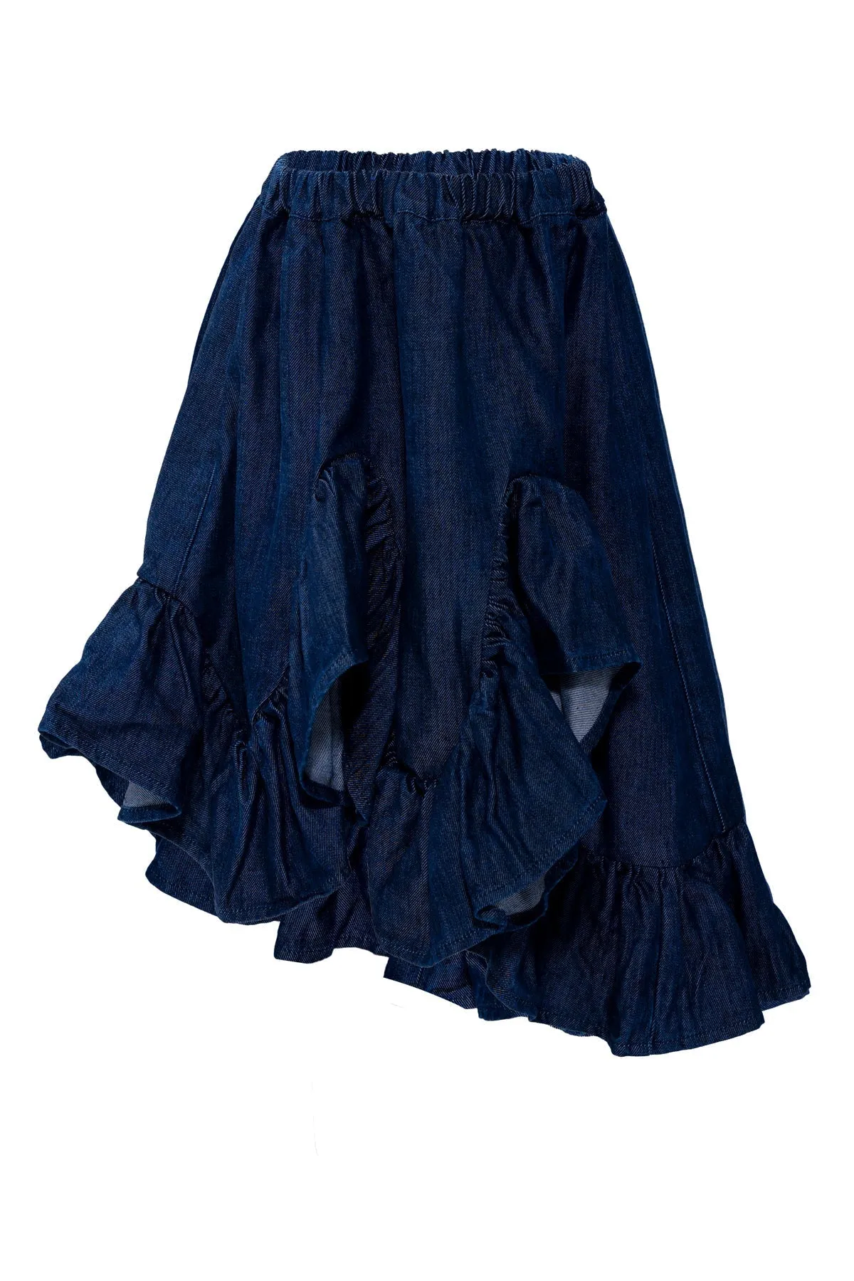 TENCEL RUFFLE SKIRT