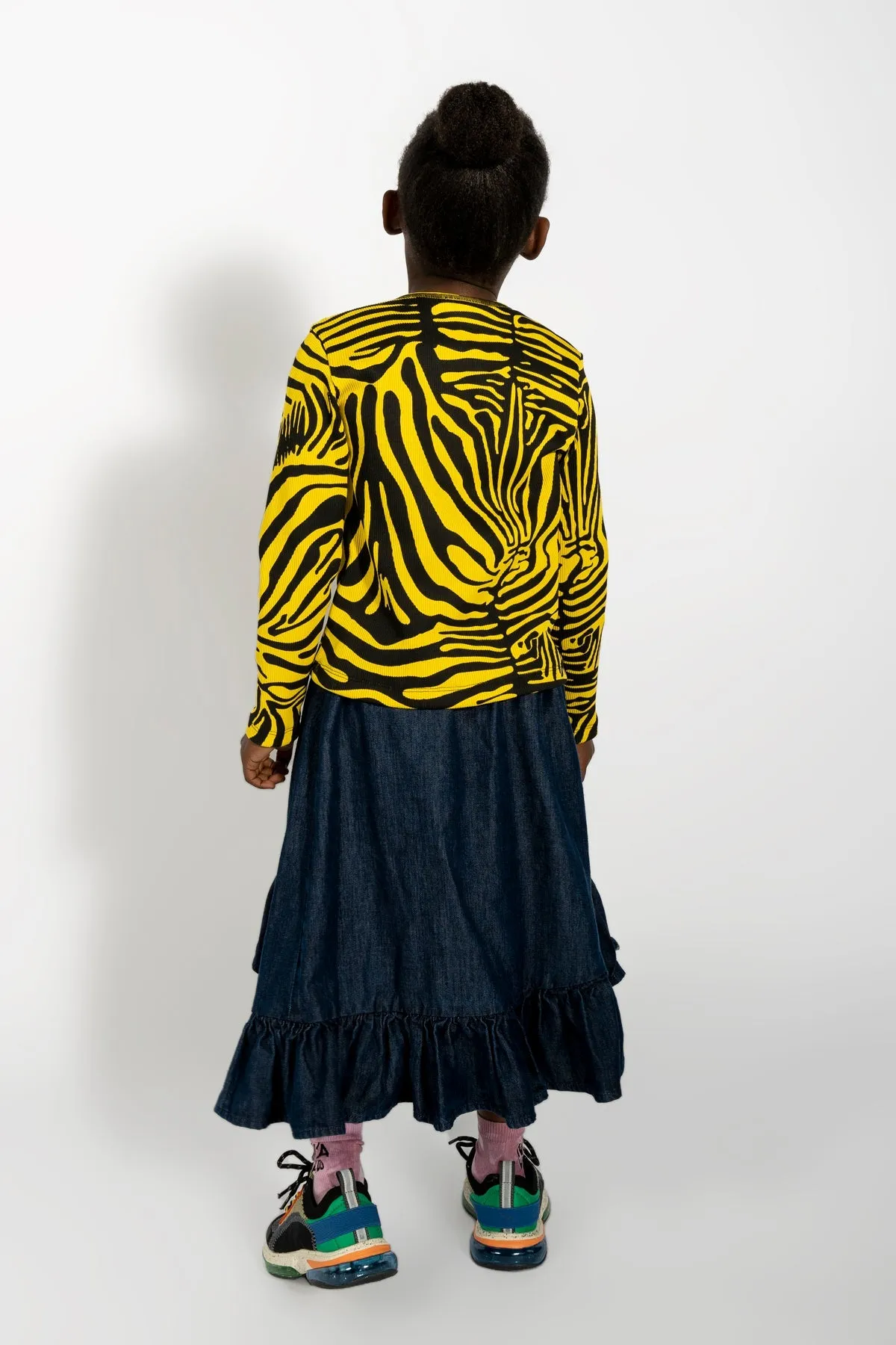 TENCEL RUFFLE SKIRT