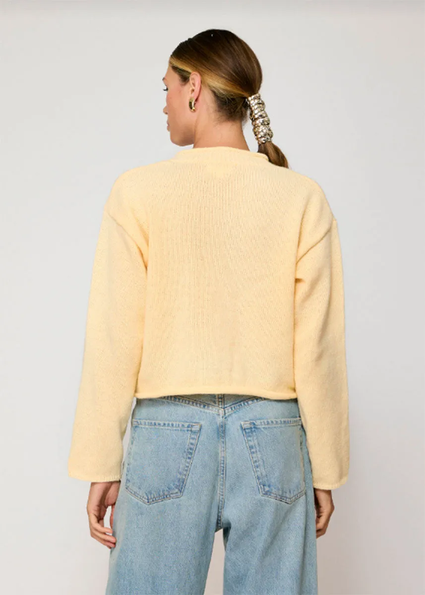 Tess Cardigan - Pale Yellow