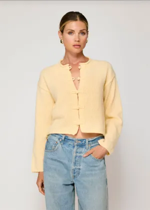 Tess Cardigan - Pale Yellow