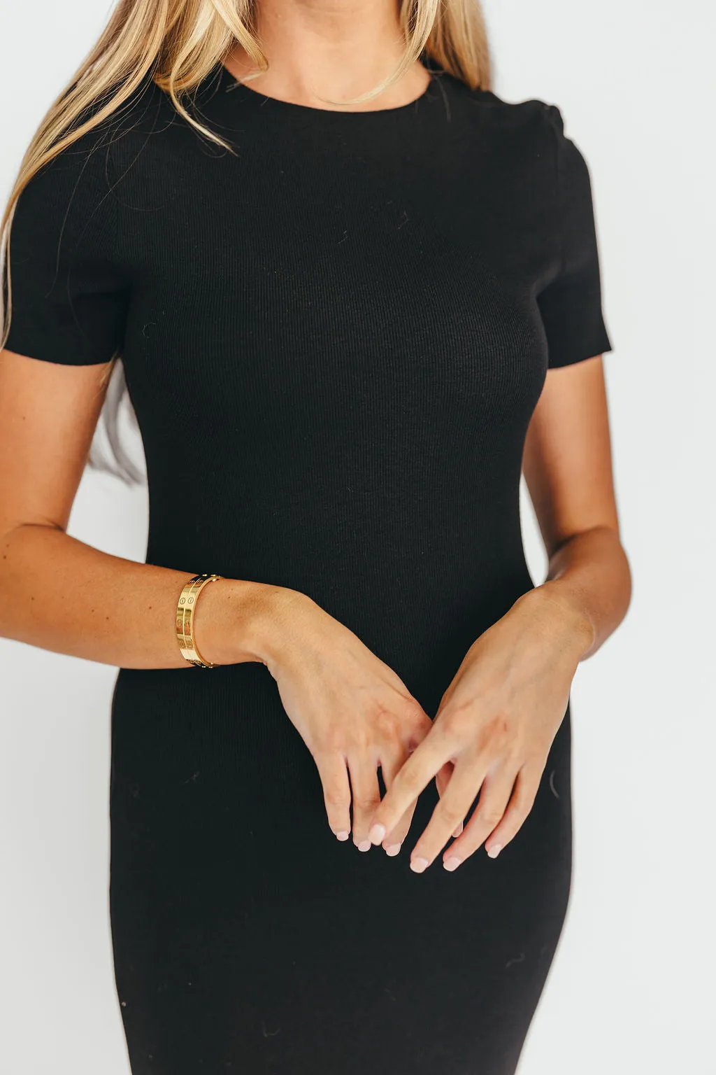 The Charlie Ribbed Maxi Dress in Black - Bump Friendly & Inclusive Sizing (S-3XL) PRE-ORDER