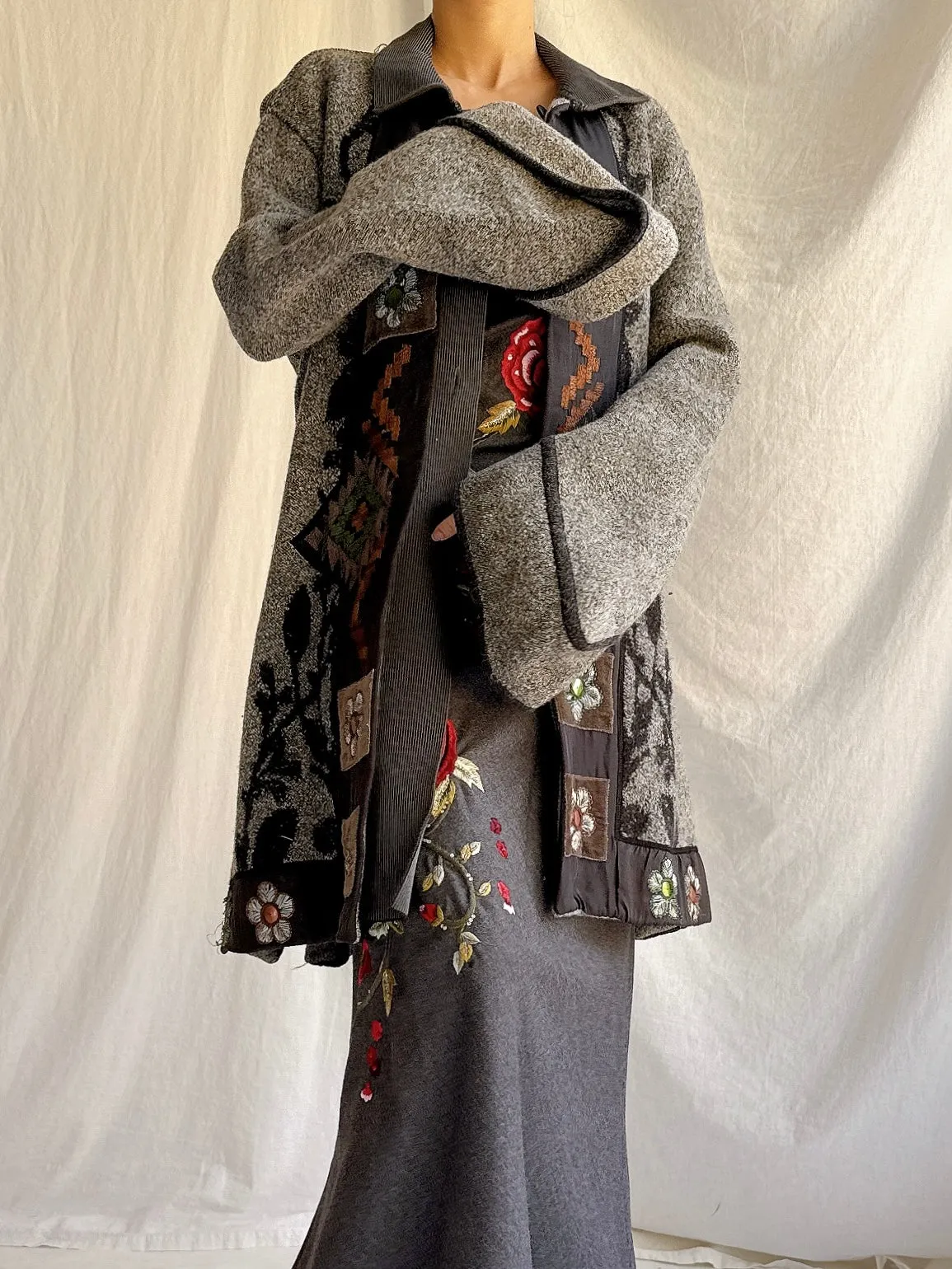 Vintage Ernestina Cerini Italy Wool Jacket - M/L IT48