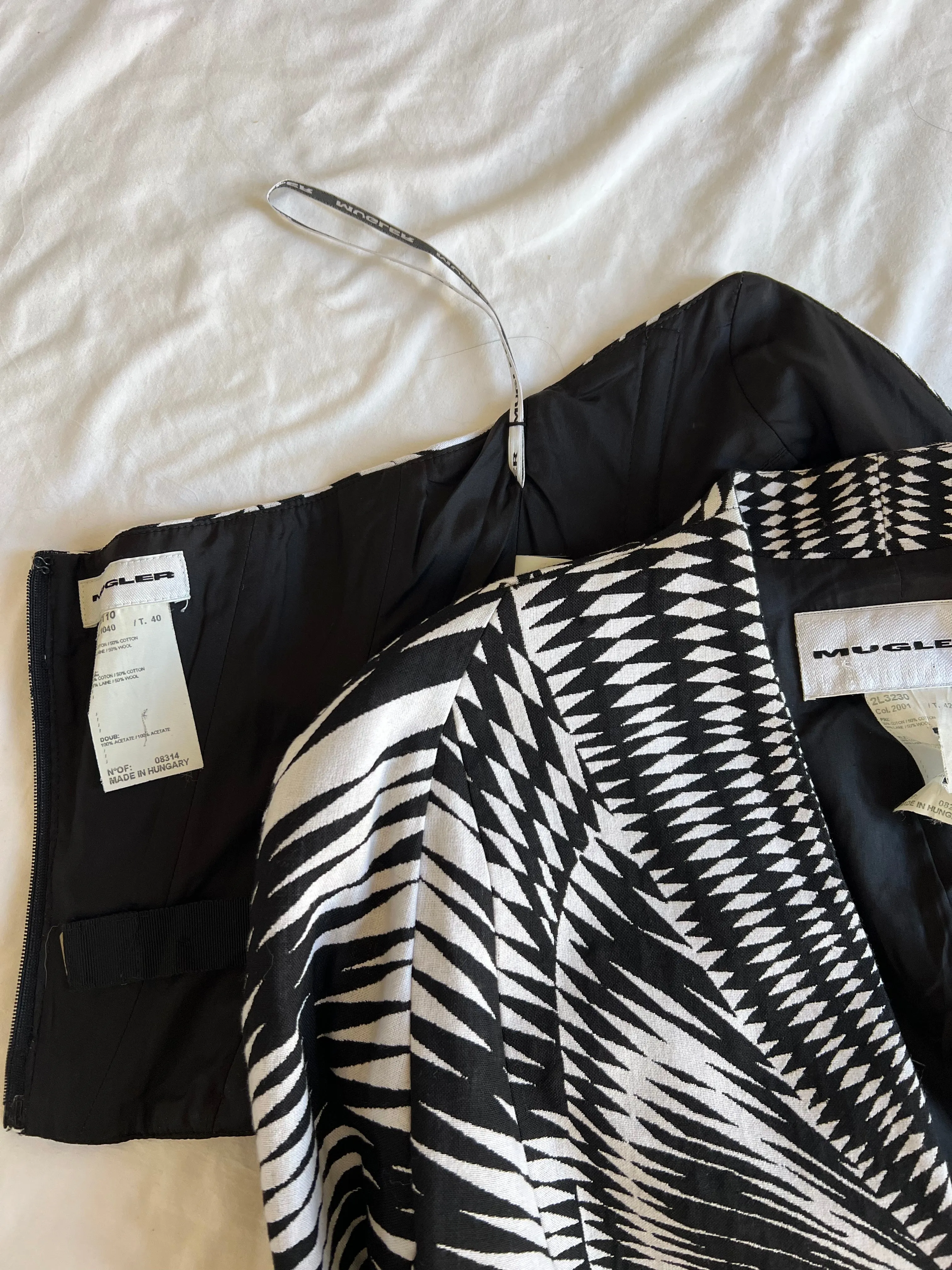 Vintage Mugler Bustier and Jacket Set - IT 40/IT 42
